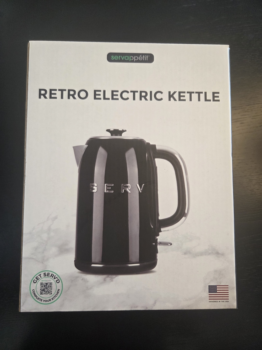 Servappétit Retro Electric Kettle - Black